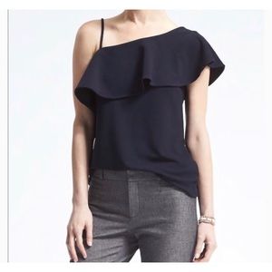 BANANA REPUBLIC | Crepe Off The Shoulder Top